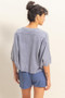 HYFVE Lightweight Round Neck Batwing Sleeve T-Shirt