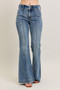 Judy Blue Full Size High-Waist Flare Denim Jeans with Front Seam Detail Plus Size