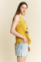 Jade By Jane Full Size Smiley Fringe Tank Top Plus Size
