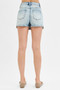 RISEN Full Size High Rise Button Down Skorts Plus Size