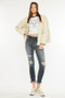 Kancan High Rise Distressed Ankle Skinny Jeans