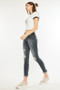 Kancan High Rise Distressed Ankle Skinny Jeans
