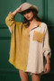BiBi Washed Raw Hem Shirt
