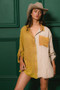 BiBi Washed Raw Hem Shirt