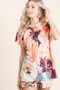 BiBi Tie Dye Terry Hoodie With Drawstring