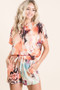 BiBi Tie Dye Terry Hoodie With Drawstring