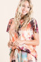 BiBi Tie Dye Terry Hoodie With Drawstring