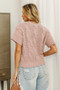 BiBi Cable Knit Textured Sweater Top