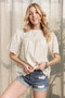ADORA Ruffle Shoulder Blouse