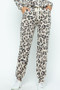 BiBi Leopard Casual Pants with Side Pockets