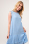 And The Why Washed Fringe Detail Tiered Dress