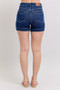 Judy Blue Full Size High Waist Tummy Control Denim Shorts Plus Size