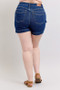 Judy Blue Full Size High Waist Tummy Control Denim Shorts Plus Size
