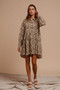 BiBi Washed Denim Button Down Dress with Side Pocket
