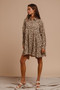 BiBi Washed Denim Button Down Dress with Side Pocket