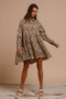 BiBi Washed Denim Button Down Dress with Side Pocket