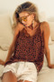 BiBi Lace Leopard Print Cami Top