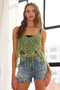 ADORA Fringe Hem Crochet Tank Top