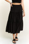 ADORA Rhinestone Accent Tiered Skirt