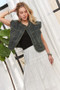 ADORA Sleeveless Button Down Denim Jacket