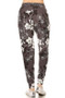 Leggings Depot Full Size Buttery Soft Floral Joggers with Drawstring Plus Size