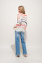 And The Why Abstract Striped Light Weight Loose Sweater