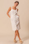 SO ME Button Down Pocket Front Pinafore Dress