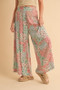 Aemi+Co Printed Wide Leg Pants