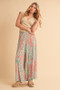 Aemi+Co Printed Wide Leg Pants