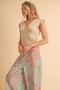 Aemi+Co Printed Wide Leg Pants