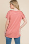BOMBOM Leopard Chest Pocket Tee