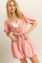 HYFVE Front Tie Top and Bubble Hem Shorts