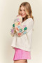 ADORA Multicolor Sleeve Knit Top