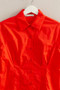 HYFVE Long Sleeve Pleated Waist Poplin Shirt