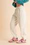 Aemi+Co Drawstring Elastic Waist Joggers