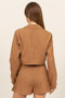HYFVE Cropped Button-Down Blazer