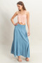 HYFVE Buttoned Front Strapless Knit Bustier Top