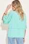 Basic Bae Full Size Bamboo Round Neck Exposed Seam T-Shirt Plus Size