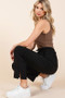 Mittoshop Paperbag Waist Tapered Straight Pants