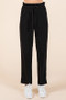Mittoshop Paperbag Waist Tapered Straight Pants
