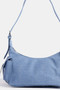 Fame Braided Accent Double Pocket Shoulder Bag
