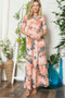 Celeste Paisley Print Short Sleeve Maxi Dress with Pockets