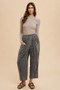 Annie Wear Mineral Washed Elastic Waist Pants