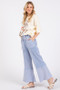 SAGE+FIG Vintage Washed Flared Panel Pants