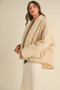MABLE Floral Printed Quilted Open Jacket