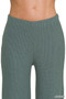 Zenana Mock Neck Top and Pants Sweater Set