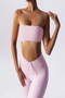 Solid Strapless Tube Padded High Elasticity Bra