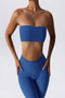 Solid Strapless Tube Padded High Elasticity Bra