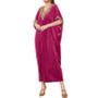 Long Muselin velvet long dress loose women's robe dress