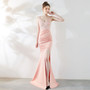 Dinner party dress sexy fashion long fishtail Slim Fit nightclub catwalk annual meeting dress